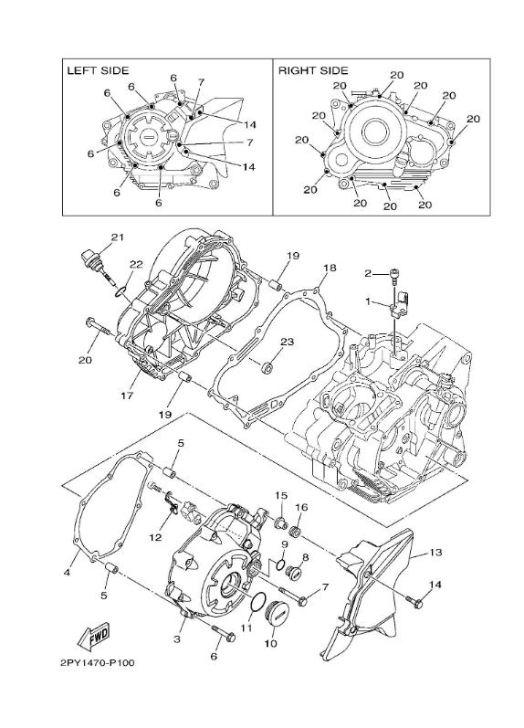 CRANKCASE COVER 1